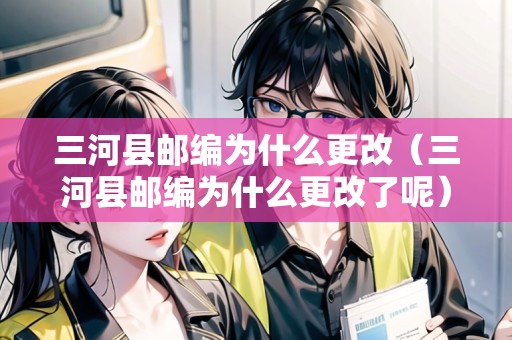 三河縣郵編為什么更改（三河縣郵編為什么更改了呢）