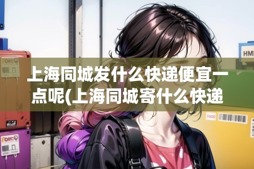 上海同城發(fā)什么快遞便宜一點(diǎn)呢(上海同城寄什么快遞便宜)