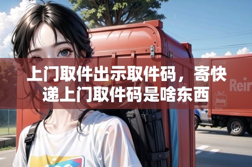 上門取件出示取件碼，寄快遞上門取件碼是啥東西