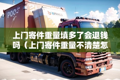 上門寄件重量填多了會退錢嗎（上門寄件重量不清楚怎么回事）