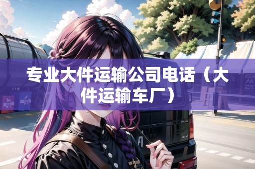 專業(yè)大件運輸公司電話（大件運輸車廠）