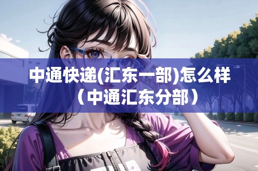 中通快遞(匯東一部)怎么樣（中通匯東分部）