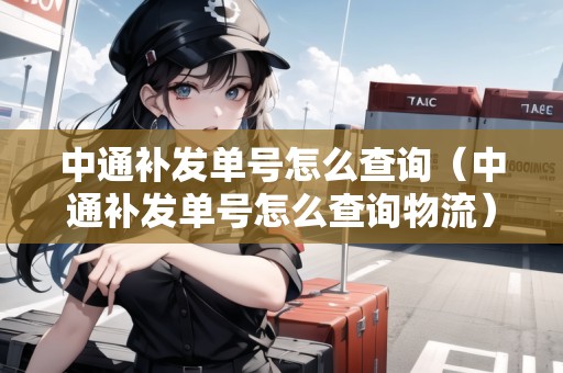 中通補(bǔ)發(fā)單號怎么查詢（中通補(bǔ)發(fā)單號怎么查詢物流）