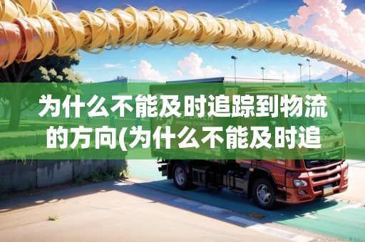 為什么不能及時(shí)追蹤到物流的方向(為什么不能及時(shí)追蹤到物流的方向信息)