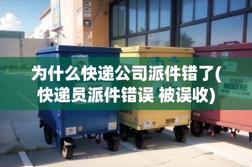 為什么快遞公司派件錯了(快遞員派件錯誤 被誤收) 為什么快遞公司派件錯了(快遞員派件錯誤 被誤收)