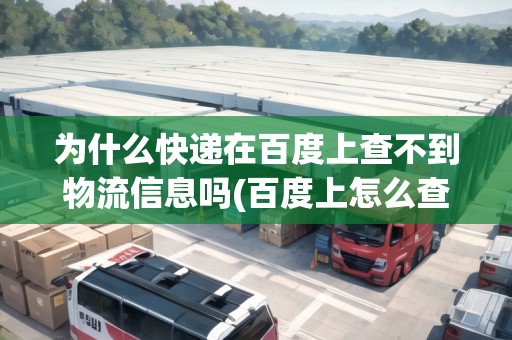 為什么快遞在百度上查不到物流信息嗎(百度上怎么查不到快遞單號(hào)的結(jié)果) 為什么快遞在百度上查不到物流信息嗎(百度上怎么查不到快遞單號(hào)的結(jié)果)