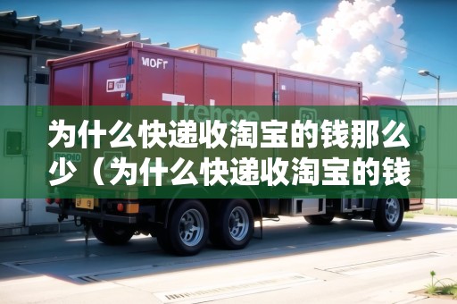 為什么快遞收淘寶的錢那么少（為什么快遞收淘寶的錢那么少呢）