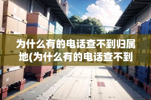 為什么有的電話(huà)查不到歸屬地(為什么有的電話(huà)查不到歸屬地信息)