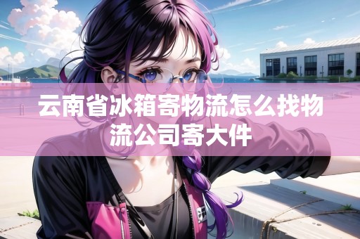 云南省冰箱寄物流怎么找物流公司寄大件