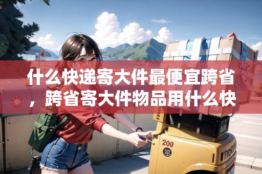 什么快遞寄大件最便宜跨省，跨省寄大件物品用什么快遞便宜