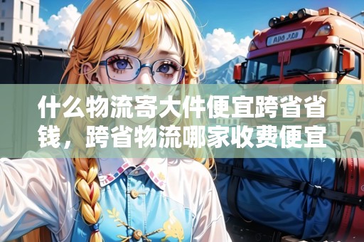 什么物流寄大件便宜跨省省錢，跨省物流哪家收費便宜