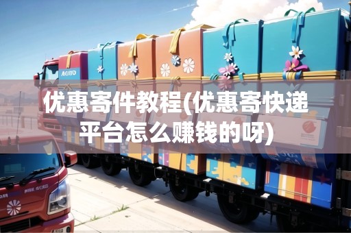 優(yōu)惠寄件教程(優(yōu)惠寄快遞平臺(tái)怎么賺錢的呀)