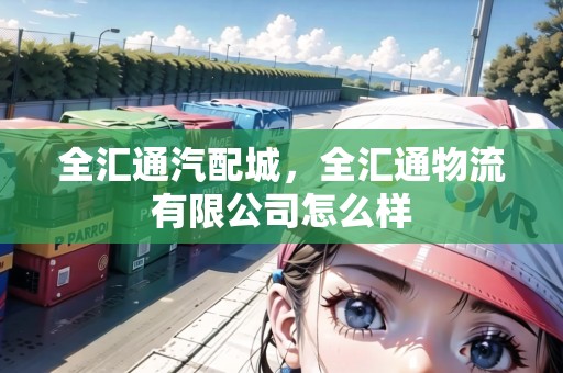全匯通汽配城，全匯通物流有限公司怎么樣