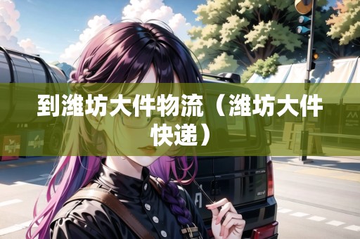 到濰坊大件物流（濰坊大件快遞）