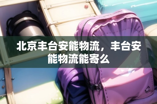 北京豐臺安能物流，豐臺安能物流能寄么