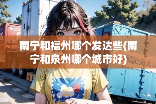 南寧和福州哪個發(fā)達些(南寧和泉州哪個城市好)