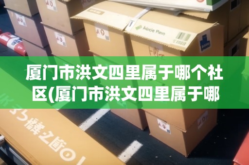 廈門市洪文四里屬于哪個(gè)社區(qū)(廈門市洪文四里屬于哪個(gè)社區(qū)居委會(huì))