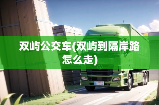雙嶼公交車(雙嶼到隔岸路怎么走)