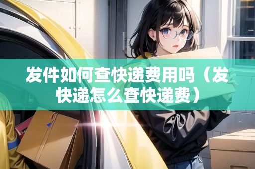 發(fā)件如何查快遞費(fèi)用嗎（發(fā)快遞怎么查快遞費(fèi)）