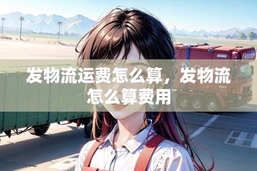 發(fā)物流運費怎么算，發(fā)物流怎么算費用