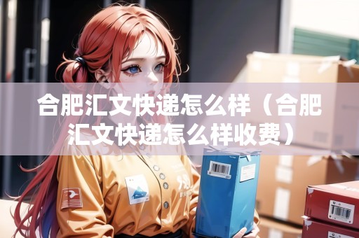 合肥匯文快遞怎么樣（合肥匯文快遞怎么樣收費）