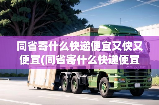 同省寄什么快遞便宜又快又便宜(同省寄什么快遞便宜又快)