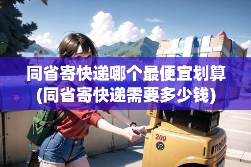 同省寄快遞哪個(gè)最便宜劃算(同省寄快遞需要多少錢)