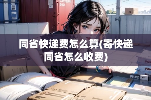 同省快遞費怎么算(寄快遞同省怎么收費)