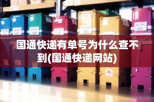 國通快遞有單號(hào)為什么查不到(國通快遞網(wǎng)站) 國通快遞有單號(hào)為什么查不到(國通快遞網(wǎng)站)