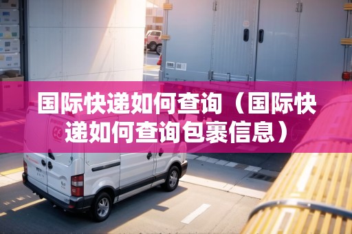 國際快遞如何查詢（國際快遞如何查詢包裹信息）