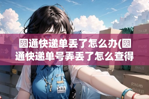圓通快遞單丟了怎么辦(圓通快遞單號弄丟了怎么查得到物流信息)