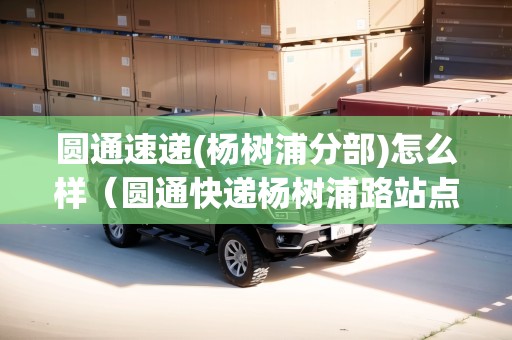 圓通速遞(楊樹浦分部)怎么樣（圓通快遞楊樹浦路站點）