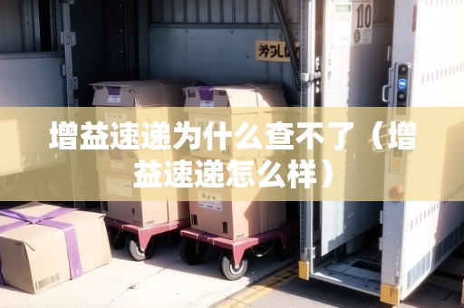增益速遞為什么查不了（增益速遞怎么樣）