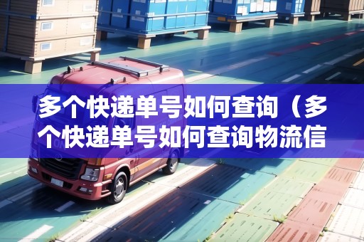 多個(gè)快遞單號如何查詢（多個(gè)快遞單號如何查詢物流信息）