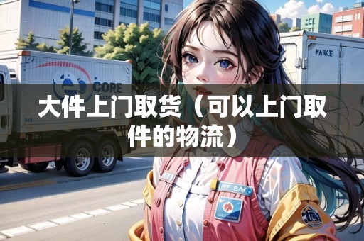 大件上門取貨（可以上門取件的物流）