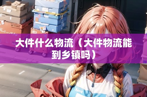大件什么物流（大件物流能到鄉(xiāng)鎮(zhèn)嗎）