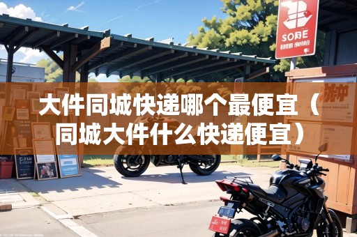 大件同城快遞哪個(gè)最便宜（同城大件什么快遞便宜）