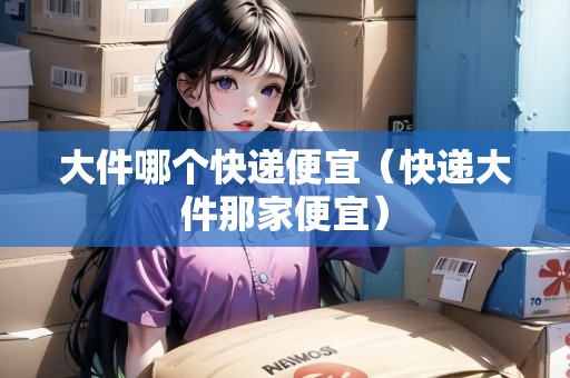 大件哪個快遞便宜（快遞大件那家便宜）