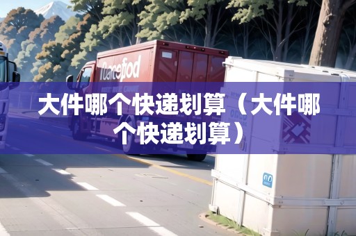 大件哪個(gè)快遞劃算（大件哪個(gè)快遞劃算）