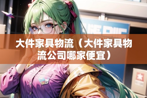 大件家具物流（大件家具物流公司哪家便宜）