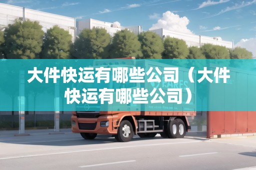 大件快運(yùn)有哪些公司(大件快運(yùn)有哪些公司) 大件快運(yùn)有哪些公司(大件快運(yùn)有哪些公司)