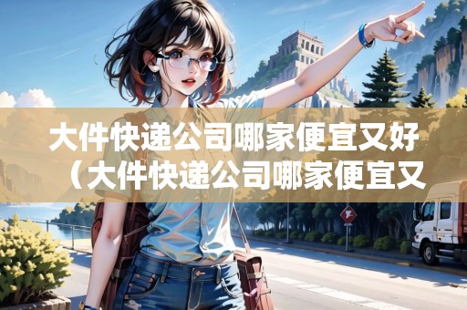 大件快遞公司哪家便宜又好（大件快遞公司哪家便宜又好用）