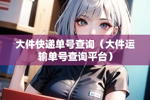 大件快遞單號(hào)查詢（大件運(yùn)輸單號(hào)查詢平臺(tái)）