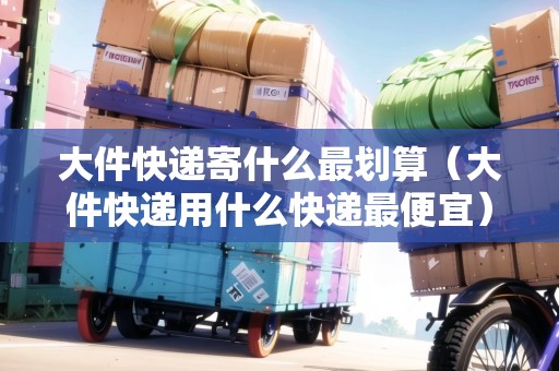 大件快遞寄什么最劃算（大件快遞用什么快遞最便宜）