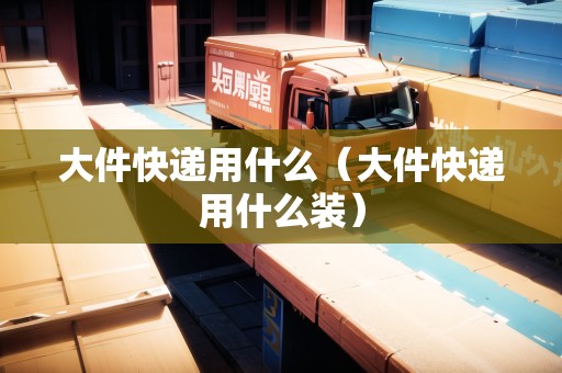大件快遞用什么（大件快遞用什么裝）