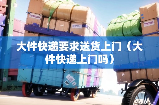 大件快遞要求送貨上門（大件快遞上門嗎）
