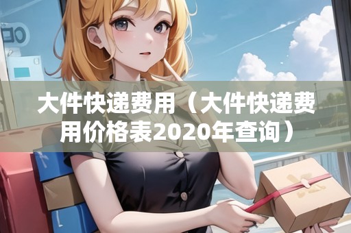 大件快遞費(fèi)用（大件快遞費(fèi)用價(jià)格表2020年查詢）