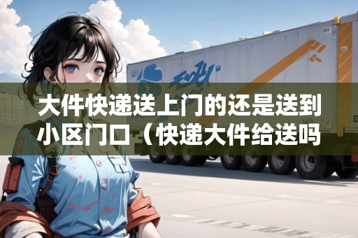 大件快遞送上門的還是送到小區(qū)門口（快遞大件給送嗎）
