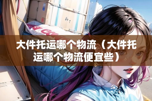 大件托運哪個物流（大件托運哪個物流便宜些）