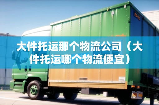 大件托運那個物流公司（大件托運哪個物流便宜）